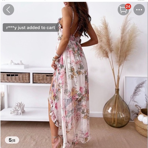 Brand New Never Worn Sexy Chiffon Dress - Picture 3 of 6